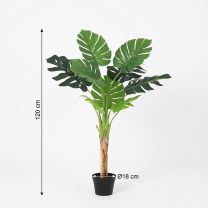 XL Kunstplant - Monstera Deliciosa - Hoogte ↕ 120cm