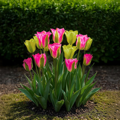 Buitenplant - Tulp Strawberry Lemonade - Bloeiend - 12 bollen Bolmaat 11/12