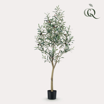Kunstplant - Olea europaea Olijfboom - Hoogte ↕ 140cm