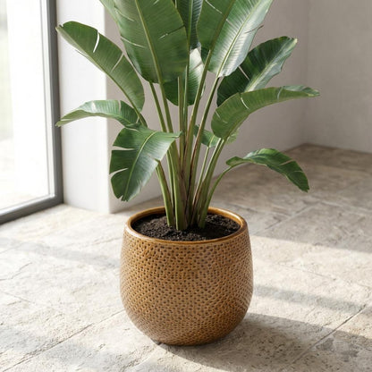 Pot Gabriel Rond Oker - Ø14cm