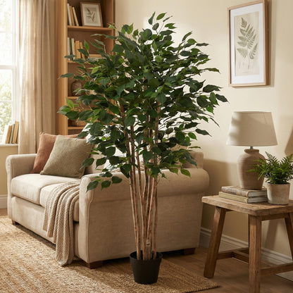 XL Kunstplant - Ficus Benjamina - Hoogte ↕ 150cm