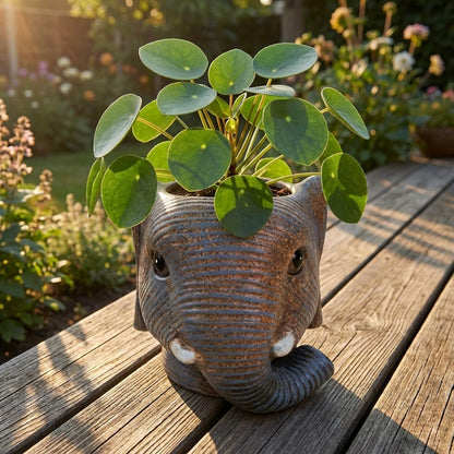 Sierpot - Planter Olifant Grijs - D11/12cm x H10cm