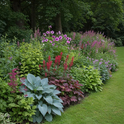 Buitenplant 24x Borderpakket Schaduw - Vaste planten - Pot Ø 11cm Hoogte ↕ 10-25cm