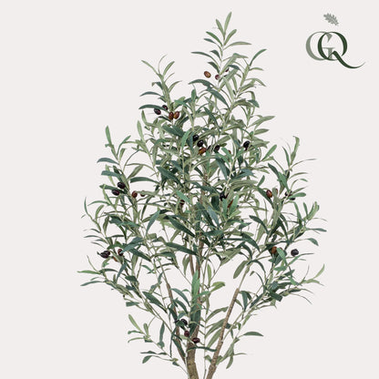 Kunstplant - Olea europaea Olijfboom - Hoogte ↕ 140cm