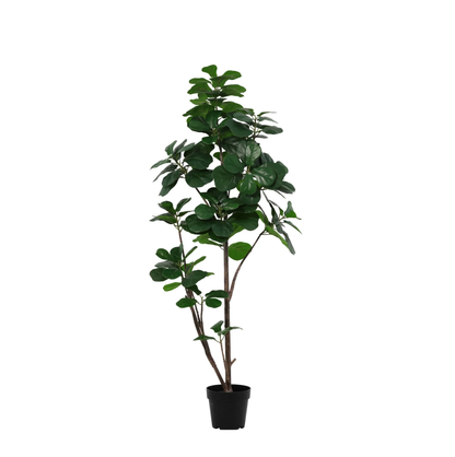 Kunstplant - Ficus Lyrata Vertakt XL - Hoogte ↕ 150cm