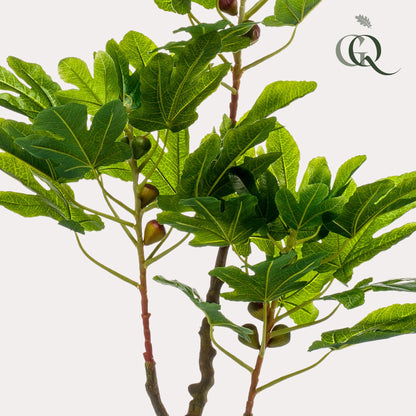 Kunstplant - Ficus Carica Vijgenboom - Hoogte ↕ 95cm
