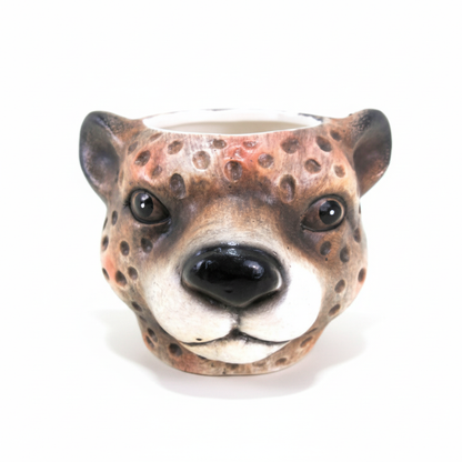Sierpot - Planter Luipaard Bruin - Ø 12cm x H 9,5cm