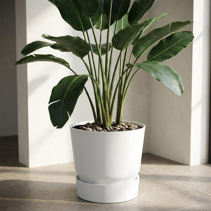 Sierpot - Elho Greenville Round - Wit - Ø 20cm