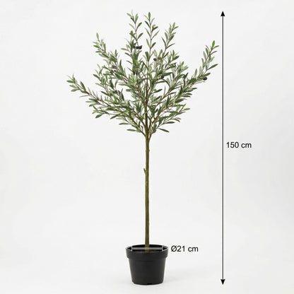 XL Kunstplant - Kunstolijfboom - Hoogte ↕ 150cm