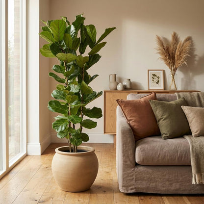 XL kamerplant - Ficus Lyrata struik - Pot Ø 27cm Hoogte ↕ 160cm