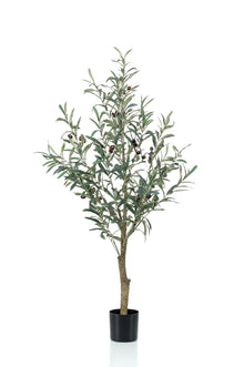 Kunstplant - Olea europaea Olijfboom - Hoogte ↕ 115cm