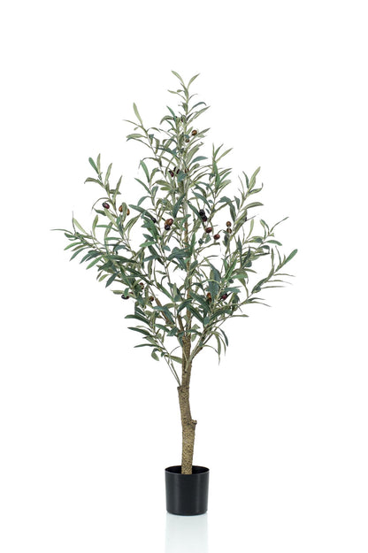 Kunstplant - Olea europaea Olijfboom - Hoogte ↕ 115cm