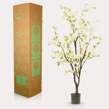 Kunstplant - Prunus Kersenbloesem Wit - Hoogte ↕ 175cm
