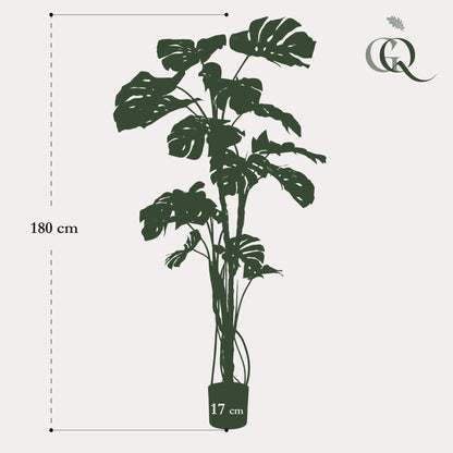 Kunstplant - Monstera Gatenplant - Hoogte ↕ 180cm