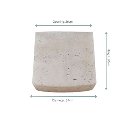 Pot - Aniek Cement - D34 x H30cm