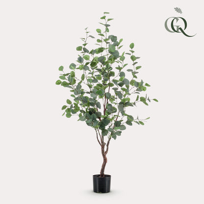 Kunstplant - Eucalyptus Blauwe Gomboom - Hoogte ↕ 120cm