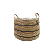 Mand - Isla Black - D28cm x H19cm
