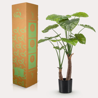 Kunstplant - Alocasia Olifantsoor - Hoogte ↕ 110cm