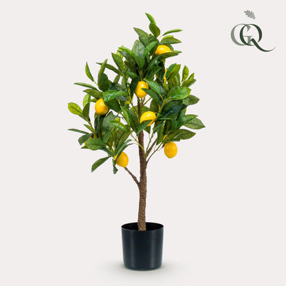 Kunstplant - Citrus Limonia Citroenboom - Hoogte ↕ 75cm