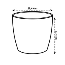 Pot - Brussels Round Wit - Ø 30cm H 27cm