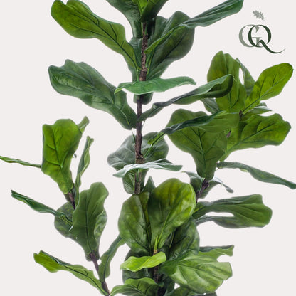 Kunstplant XL - Ficus Lyrata - Tabaksplant - Hoogte ↕ 150cm