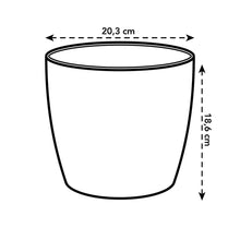Pot - Brussels Round Wit - Ø 20cm H 19cm