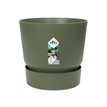 Pot - Greenville Round Groen - Ø 30cm x H 28cm