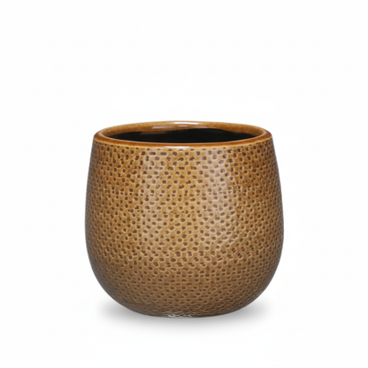 Pot Gabriel Rond Oker - Ø14cm
