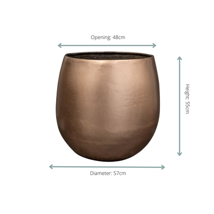 Pot - Stijn Goud - Ø 57cm Hoogte ↕ 55cm