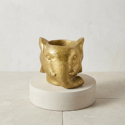 Sierpot - Planter Olifant Goud - D11/12cm x H10cm