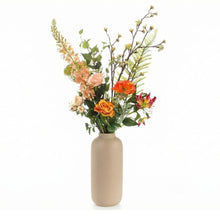 Kunstbloemen boeket - Amber Peach Deluxe Real Touch - 12 stelen - Hoogte ↕ 105cm