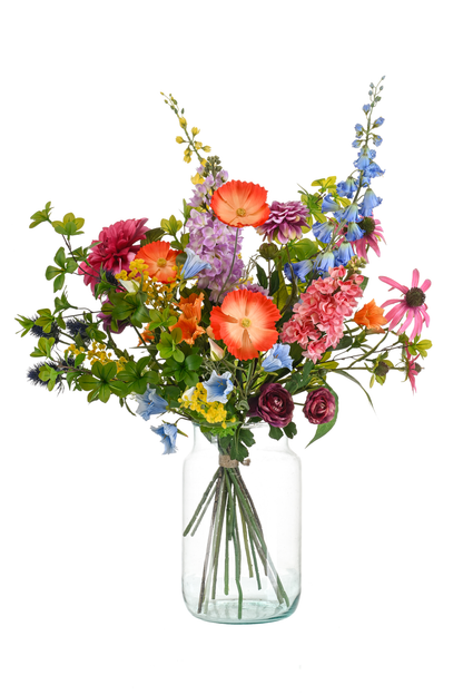 Kunstbloemen - Boeket XL Electric Love - Hoogte ↕ 90cm