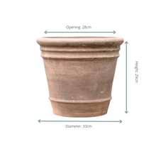 Sierpot - Choco Doppio - Ø 33cm Hoogte ↕ 29cm