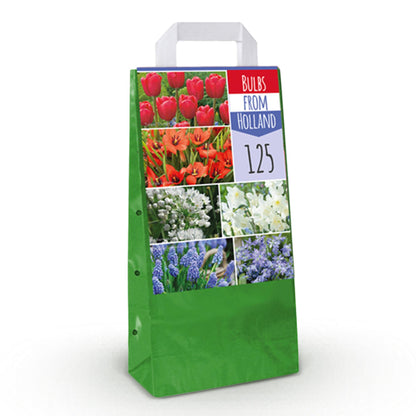 Bloembollen - Bulbs From Holland - Diverse Kleuren - 125 stuks - Geschenkverpakking
