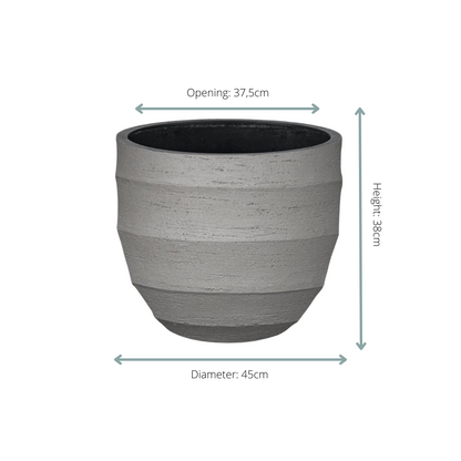 Sierpot - Bordo New Egg Grey - Ø 45cm x H 38cm