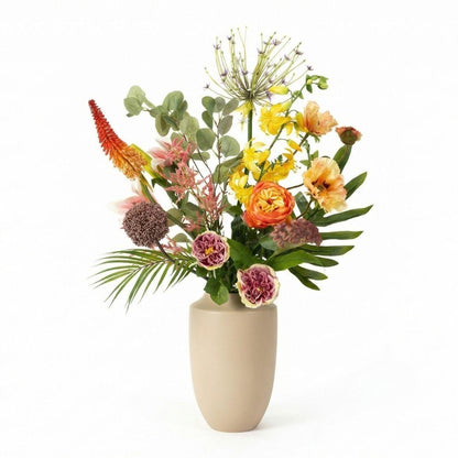 Kunstbloemen boeket - Tropical Chic Deluxe Real Touch - 13 stelen - Hoogte ↕ 105cm