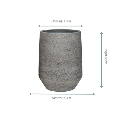 Pot - Harith High L Dioriet Grey - Ø 53cm x H 68cm