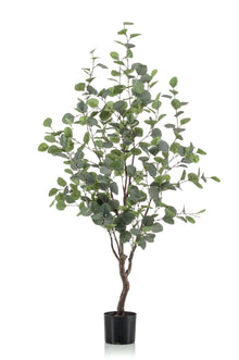 Kunstplant - Eucalyptus Blauwe Gomboom - Hoogte ↕ 120cm