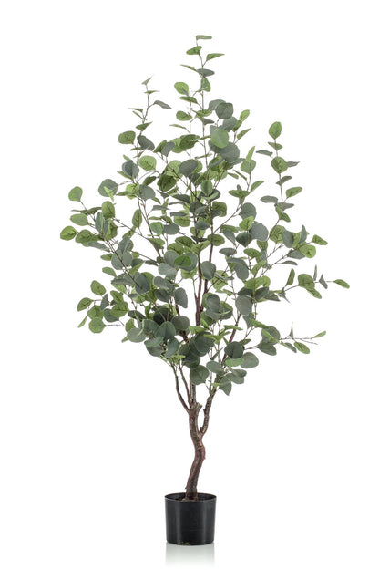 Kunstplant - Eucalyptus Blauwe Gomboom - Hoogte ↕ 120cm