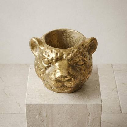Sierpot - Planter Luipaard Goud - Ø 12cm x H 9,5cm